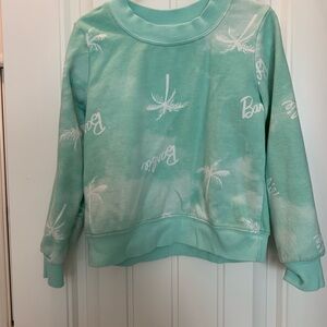 Girls Barbie Mint Green Long Sleeved Shirt